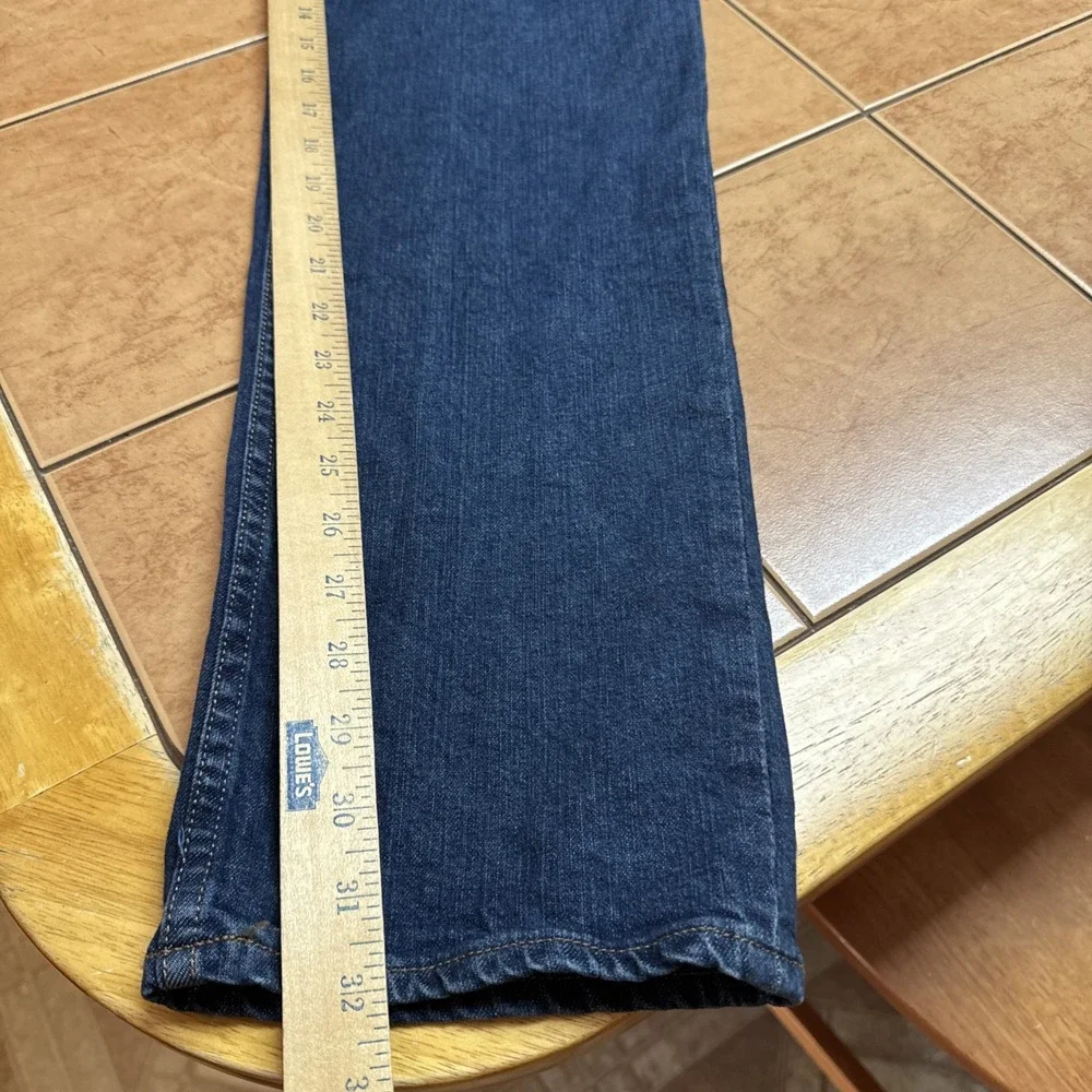 40 Grit Duluth Trading Jeans 34 x 32 Slim Fit Stretch Dark Wash Denim Pants Mens